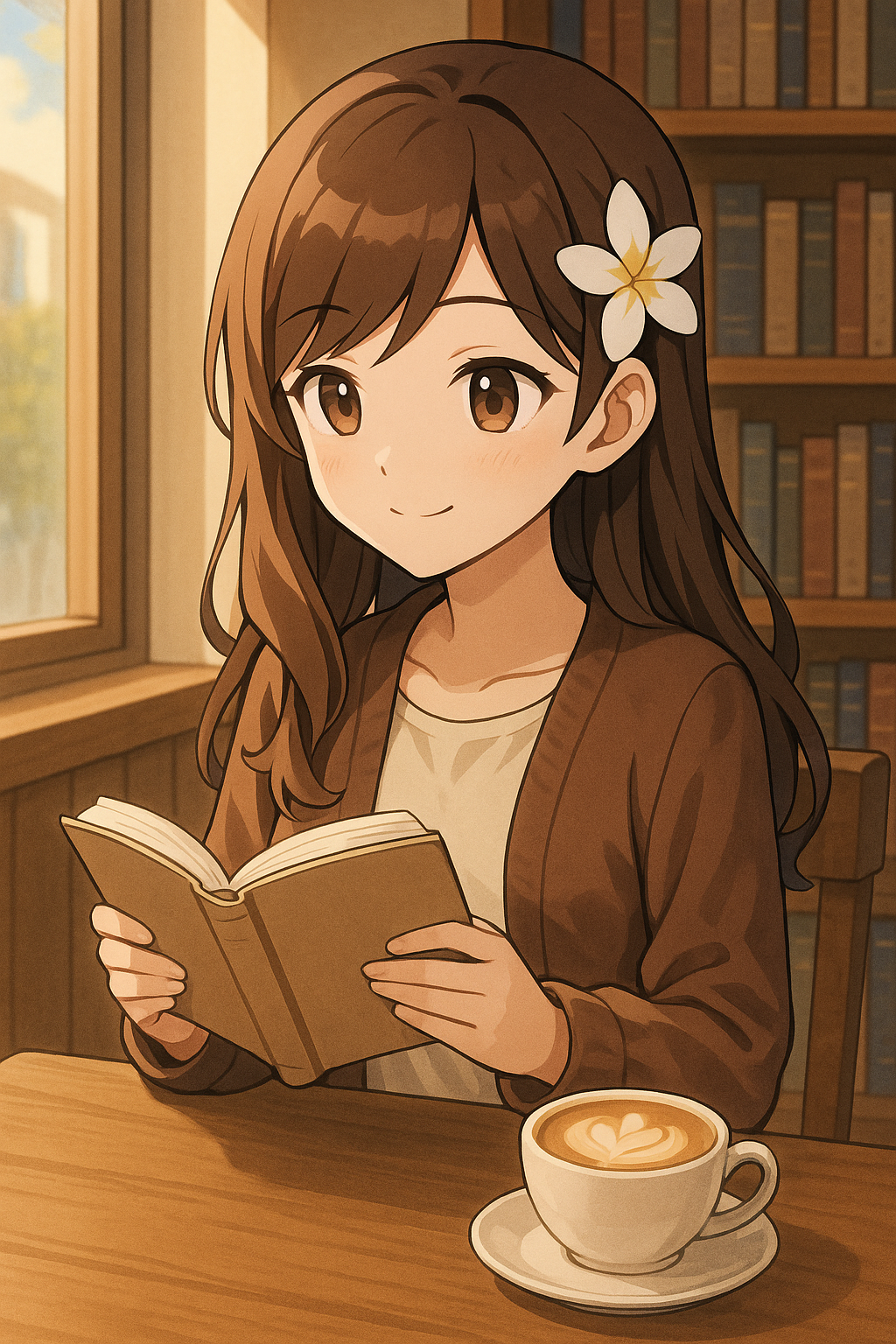 本を読むティアレ