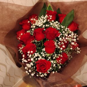 花束の薔薇