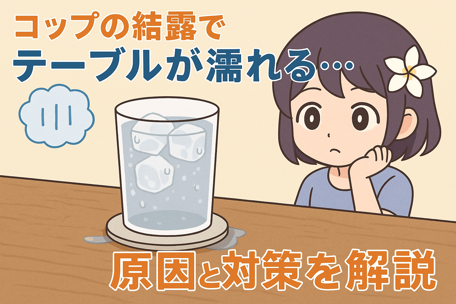 コップの結露対策