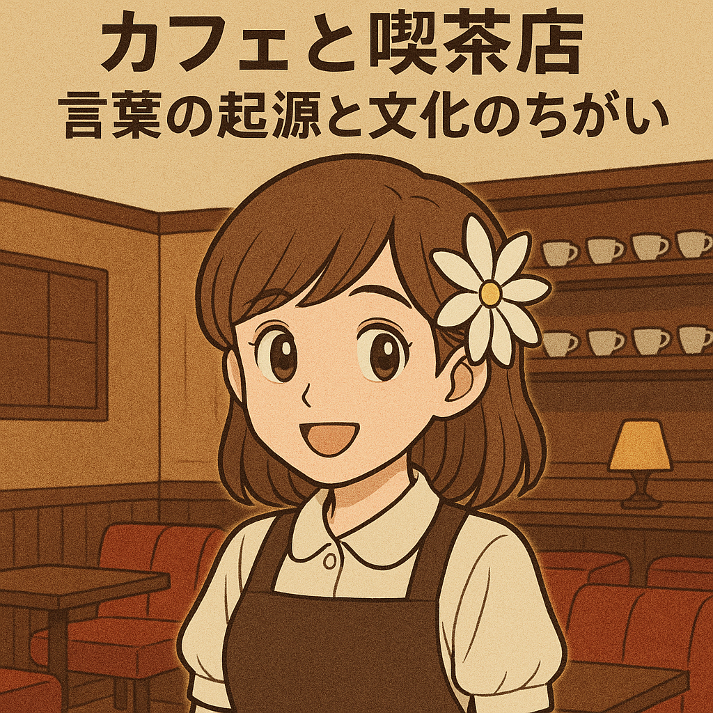 カフェと喫茶店