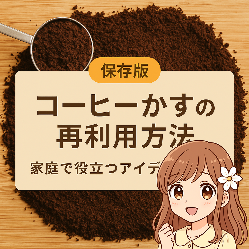 コーヒーかすの再利用方法
