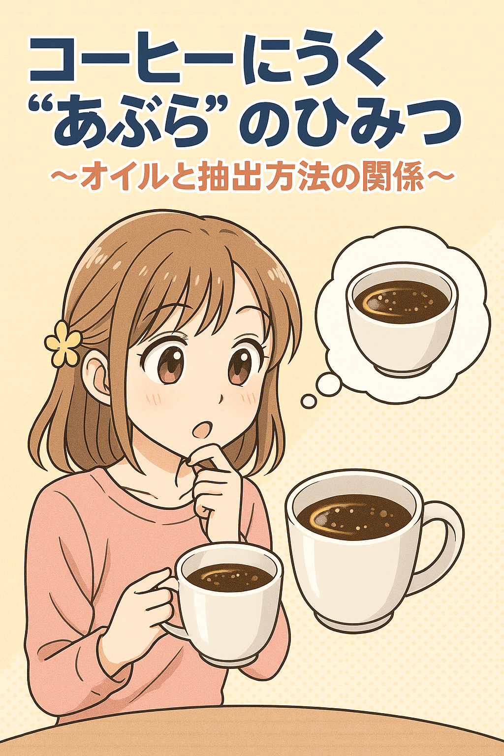 コーヒーに浮くあぶらのひみつ