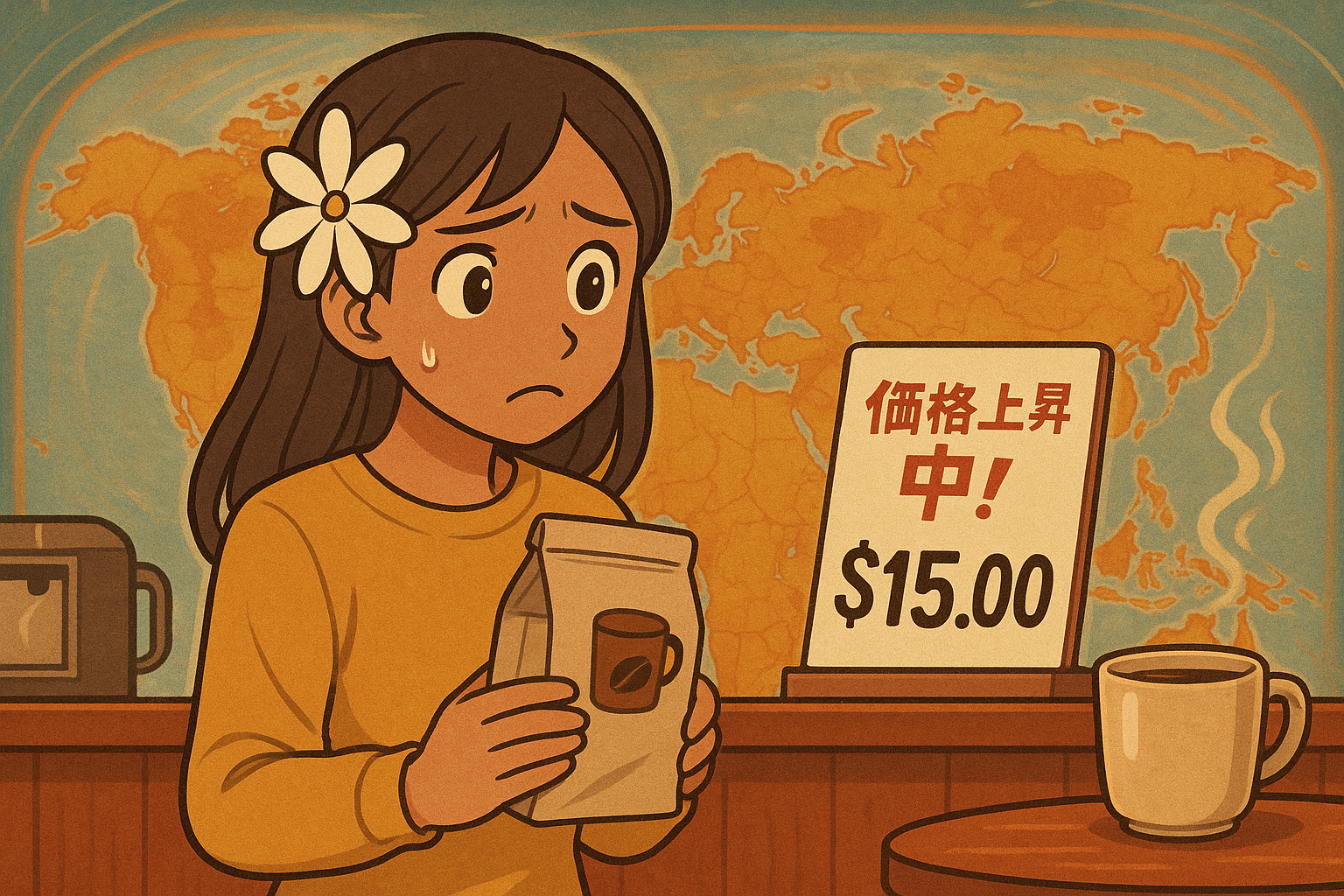 コーヒー価格上昇