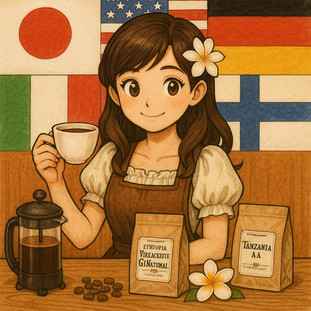 コーヒーの消費量家庭ｖｓカフェ
