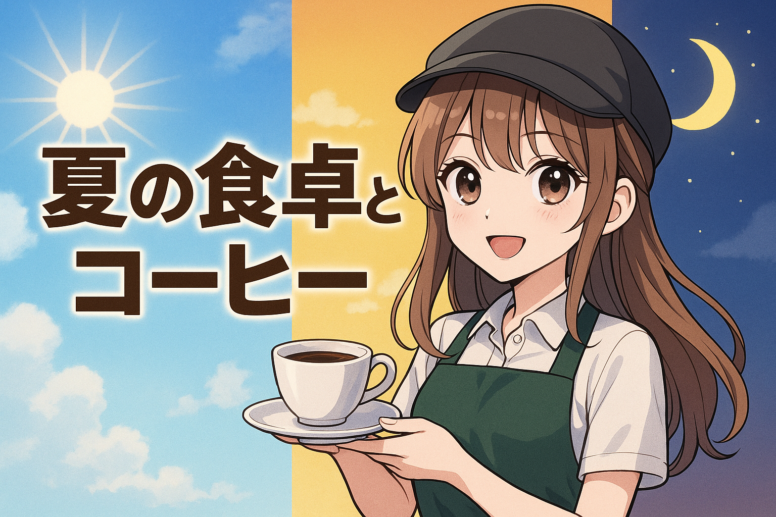 夏の食卓と珈琲