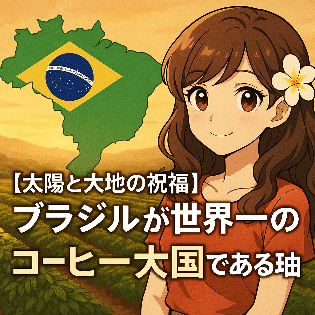 【太陽と大地の祝福】ブラジルが世界一のコーヒー大国である理由