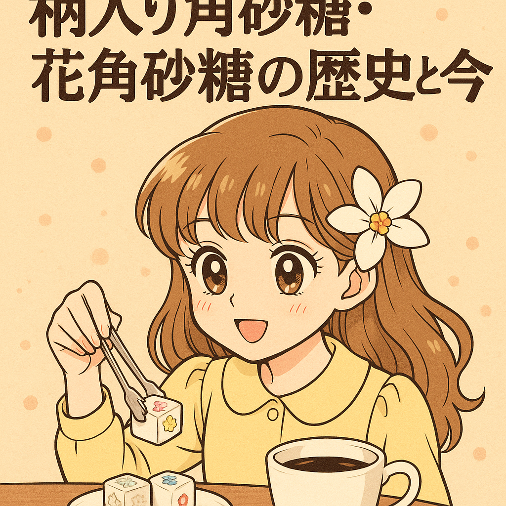 "柄入り角砂糖・花角砂糖の歴史と今"