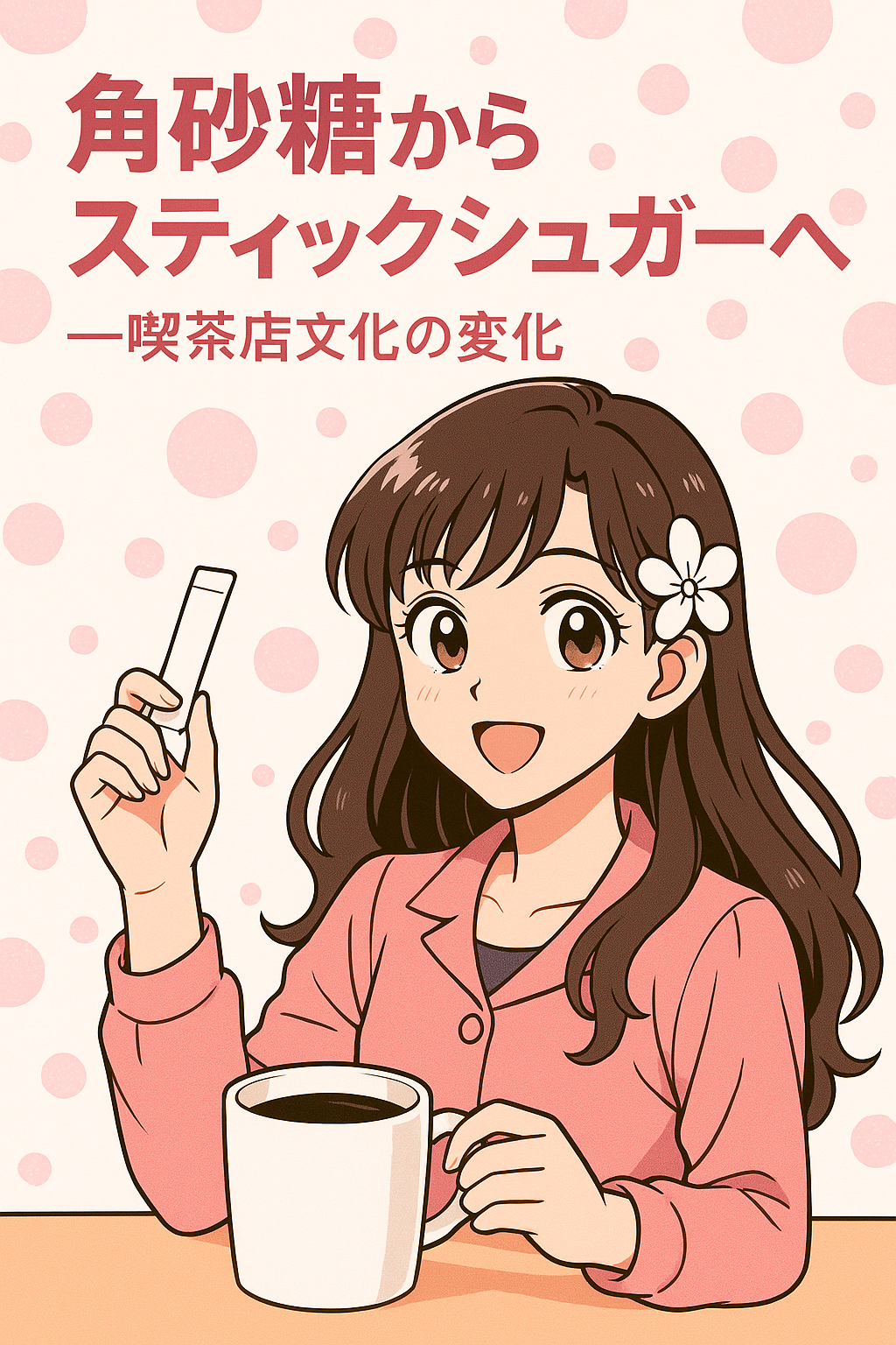 "角砂糖からスティックシュガーへ──喫茶店文化の変化"