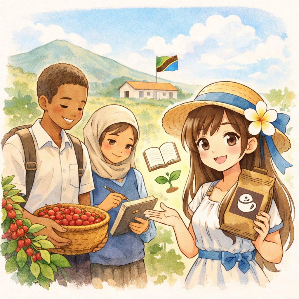 タンザニア-COFFEE-CLUB-シランガWS-えがお